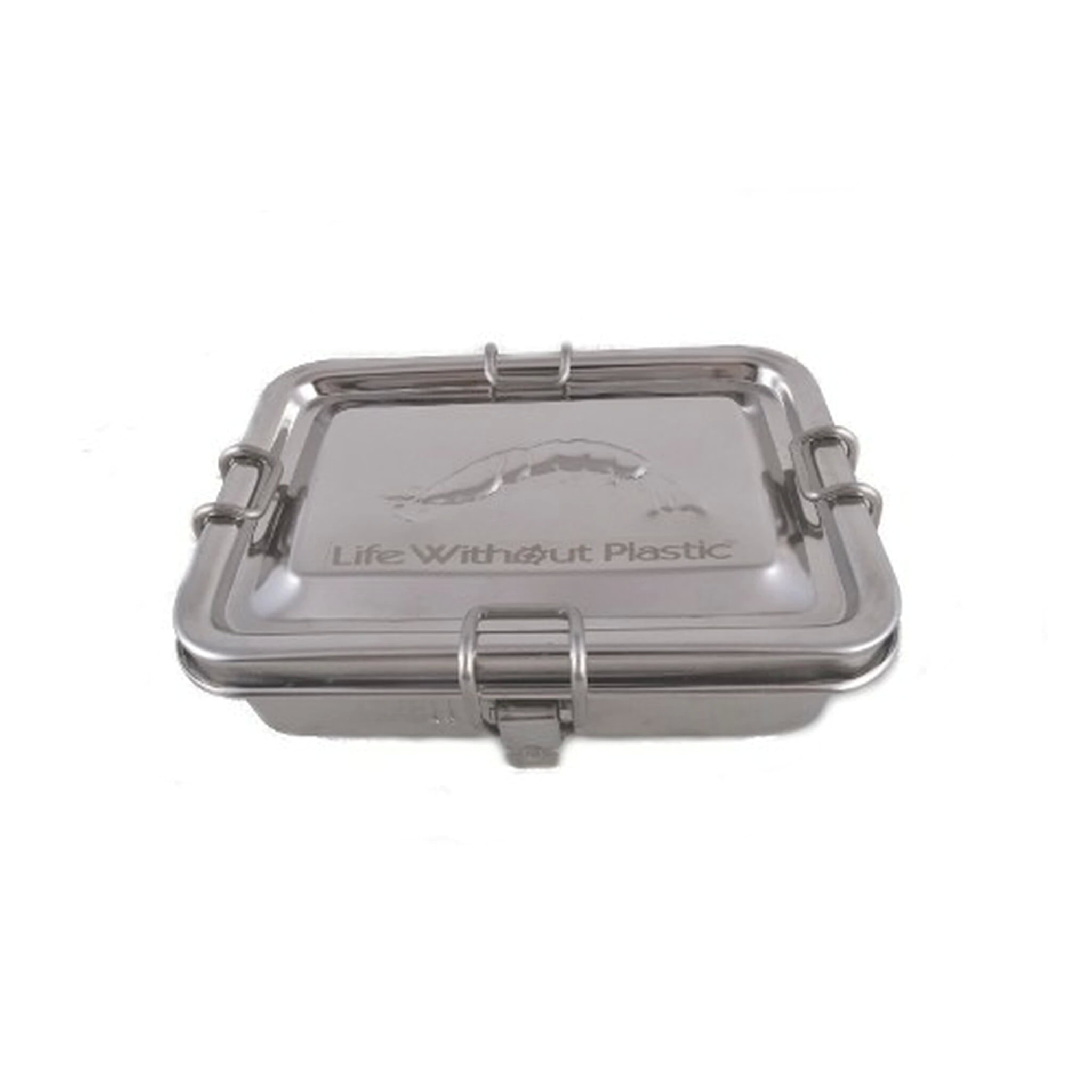 Life Without Plastic Stainless Steel Rectangular Food Storage Container with Seal - 1600 ml / 54 oz